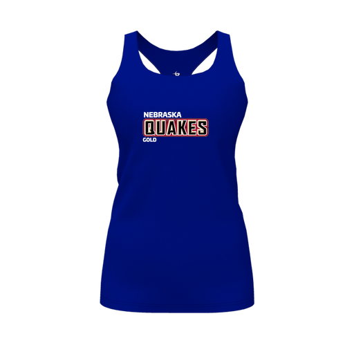 [FT0TRBRY-FYS-LOGO2] Decker Racerback Tank Top (Female Youth S, Royal, Logo 2)