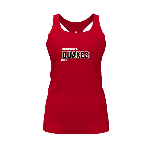 [FT0TRBRD-FYS-LOGO2] Decker Racerback Tank Top (Female Youth S, Red, Logo 2)