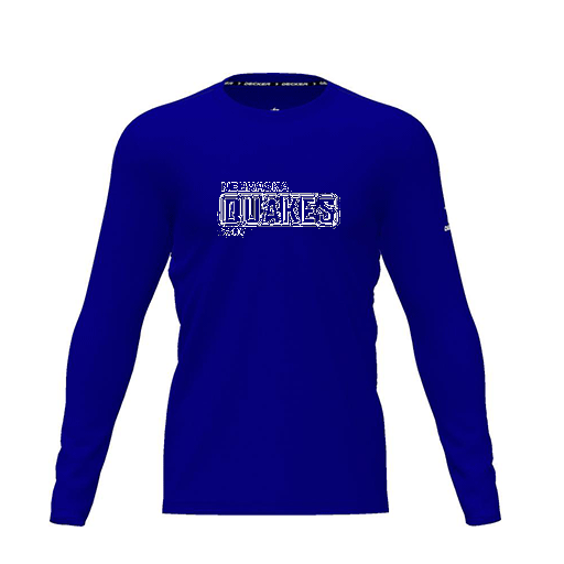 [FTLCDFRY-YXS-LOGO2] Dri Fit Performance T-Shirt (Youth XS, Royal, Logo 2, Long Sleeve)