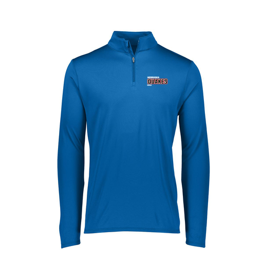 [FTLQFLRY-FAXS-LOGO2] Ladies Flex-Lite 1/4 Zip Shirt (Female Adult XS, Royal, Logo 2)