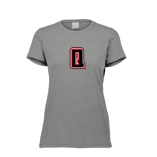 [FTSCUBGY-FAXS-LOGO1] Decker Women's Tri-Blend T-Shirt - Short Sleeve (Female Adult XS, Gray, Logo 1)