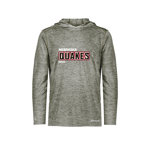 [FOLHCGGY-YS-LOGO2] Decker Youth Charge Hoodie (Youth S, Gray, Logo 2)