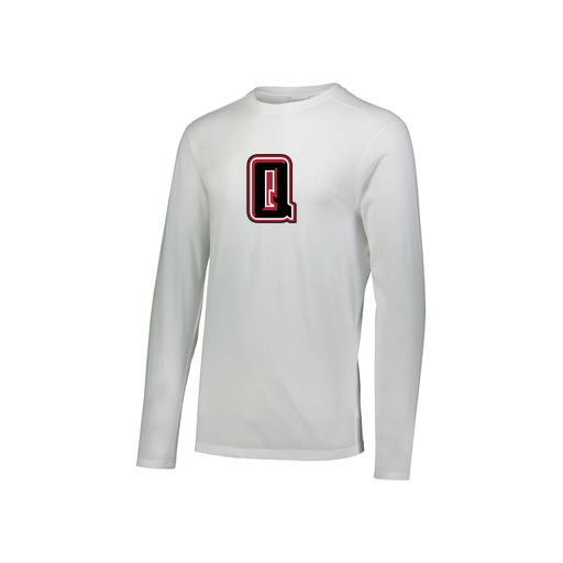 [3076.005.S-LOGO1] Youth LS Ultra-blend T-Shirt (Youth S, White, Logo 1)