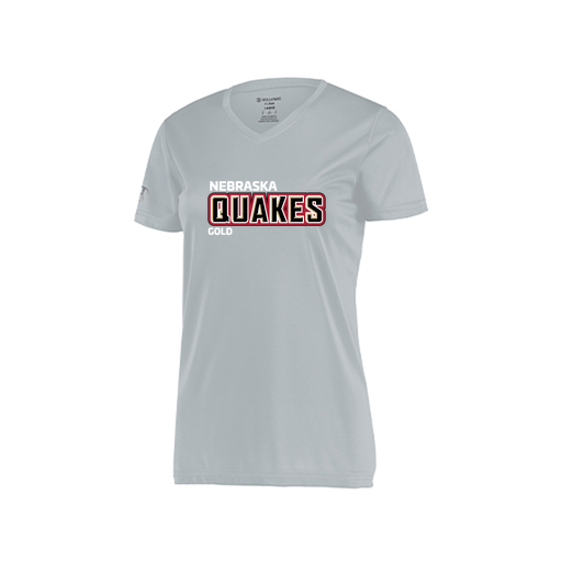 [222820.099.S-LOGO2] Ladies Movement Dri Fit Shirt (Female Adult S, Silver, Logo 2)